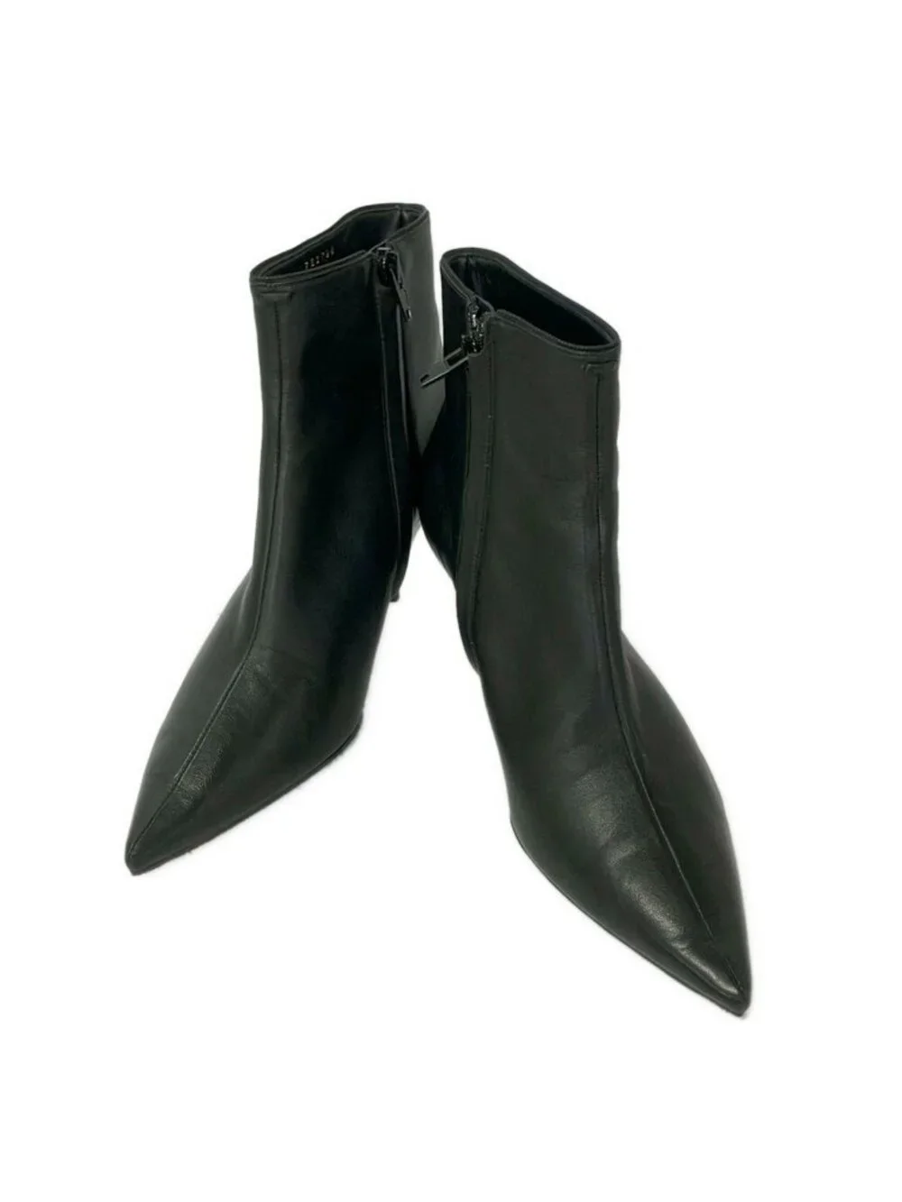 Celine Short Boots 36.5 Black Leather